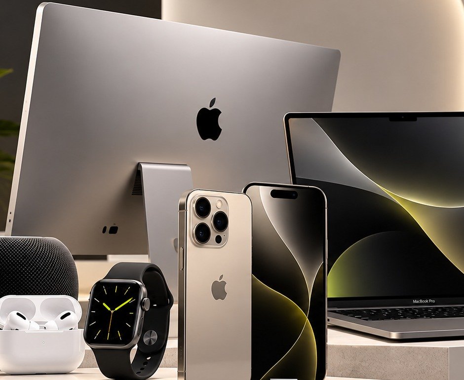 MacBook em destaque